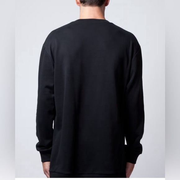 Phillip Lim Lightning Bolt Cutout Pullover Sweater Size S Black Oversized - Picture 2 of 9